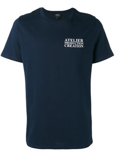 logo T-shirt A.P.C.