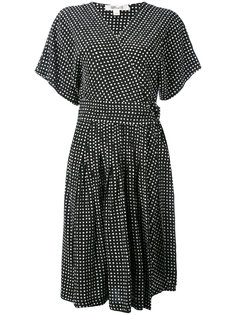 платье с запахом и узором в горох Diane Von Furstenberg