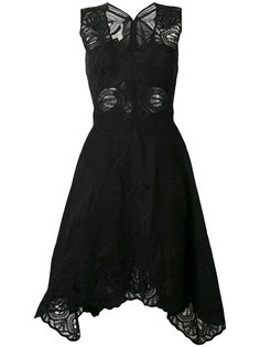 embroidered flared skirt dress Jonathan Simkhai