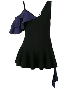 ruffle detail flared top Jonathan Simkhai