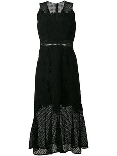 sleeveless lace trumpet dress Jonathan Simkhai