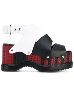 colour block platform sandals Proenza Schouler