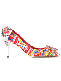 туфли-лодочки с узором Mambo Dolce &amp; Gabbana