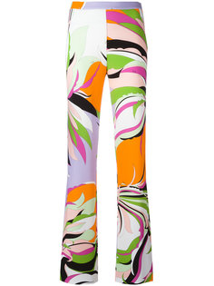 брюки с принтом Emilio Pucci