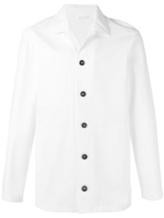contrast button jacket Jil Sander