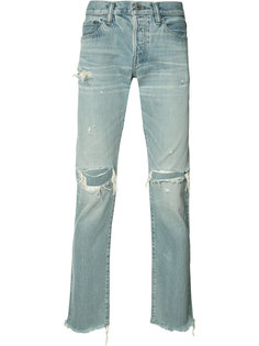 джинсы с потертой отделкой Simon Miller