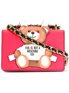 сумка на плечо с медведем Moschino