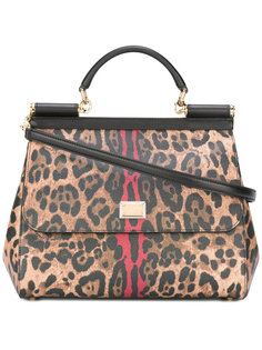 леопардовая сумка-тоут Sicily Dolce &amp; Gabbana