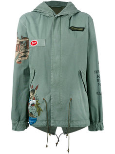 patched hooded coat  Mr &amp; Mrs Italy