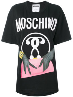 футболка с принтом Moschino  Moschino