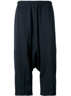 укороченные брюки с заниженным шаговым швом Jil Sander