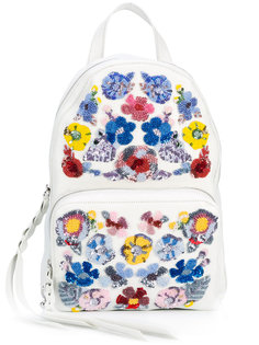 floral embroidered backpack Alexander McQueen