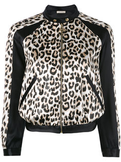 leopard print cropped jacket Nina Ricci