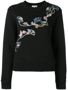 толстовка с цветочной отделкой  Carven