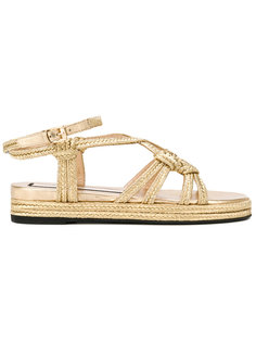 braided flat sandals Nº21