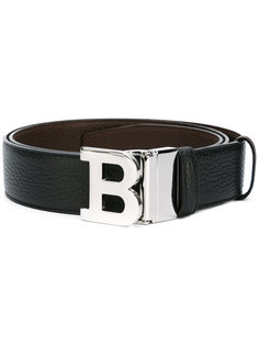 logo plague belt Bally