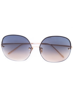 oversized sunglasses Linda Farrow