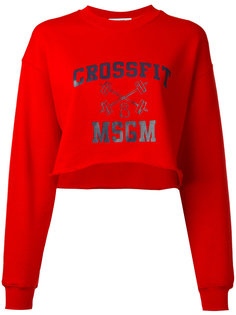 укороченная толстовка Crossfit MSGM