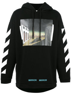 толстовка с капюшоном и полосками на рукавах Off-White