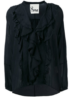 pleated blouse 8pm