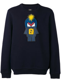 embroidered sweatshirt Fendi