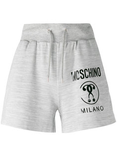 branded drawstring shorts Moschino Vintage