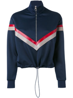 half zip shell top Versace