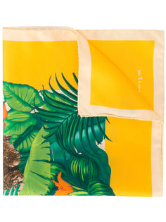 нагрудный платок с рисунком на тему джунглей Kiton