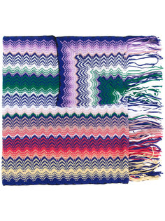 шарф с зигзагообразным узором Missoni