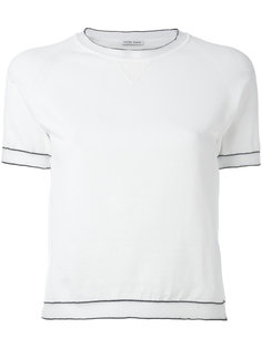 футболка с контрастной окантовкой Tomas Maier