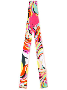 шарф дизайна колор-блок Emilio Pucci