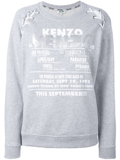 толстовка со шнуровкой на плечах Kenzo