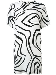 платье-футболка с геометрическим принтом Emilio Pucci