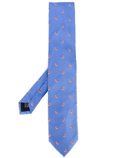 embroidered train tie  Fefè