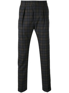 клетчатые брюки Paul Smith
