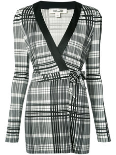 checked romper Diane Von Furstenberg