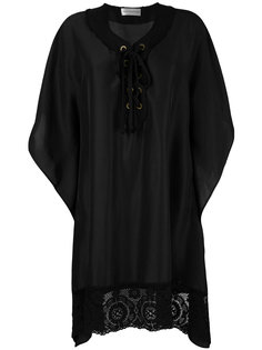 блузка со шнуровкой и кружевной отделкой Faith Connexion