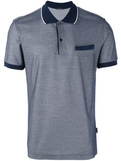 contrast collar polo shirt Pal Zileri