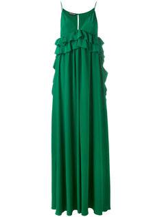 ruffled maxi dress Rochas