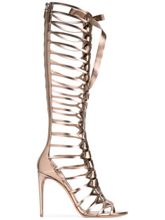 гладиаторские босоножки на шпильке Casadei