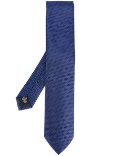 галстук с мелким принтом Ermenegildo Zegna