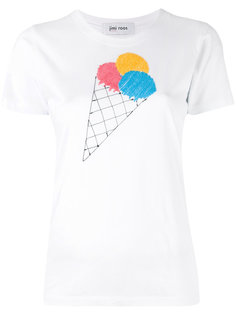 футболка с вышивкой мороженого Jimi Roos