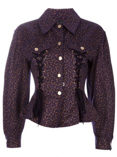 куртка с боковыми шнуровками Jean Paul Gaultier Vintage