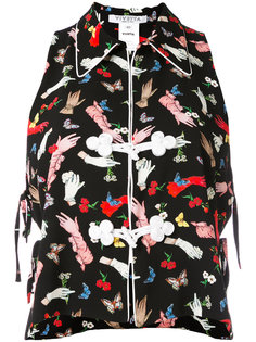 sleeveless patterned blouse Vivetta
