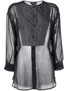 прозрачная блузка Emporio Armani