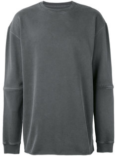 oversized seam panel sweater Maharishi