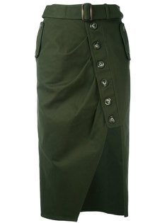 asymmetric buttoned skirt  Self-Portrait