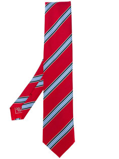 striped pattern tie Brioni