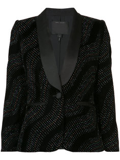 пиджак с волнистым узором из кристаллов Marc Jacobs