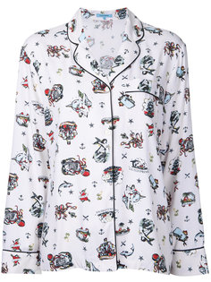 sea print pyjama shirt Guild Prime